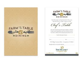 Invtitation Card front and back